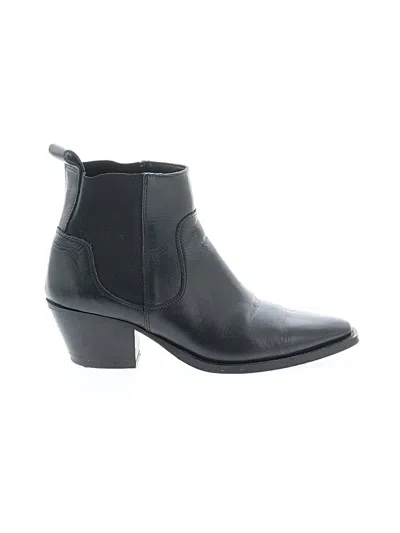 Pre-owned Everlane Ankle Boots In Black