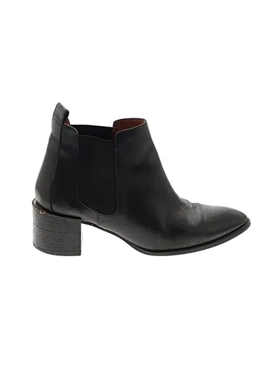 Pre-owned Everlane Ankle Boots In Black