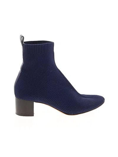 Pre-owned Everlane Ankle Boots In Blue