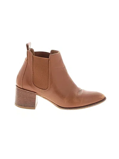 Pre-owned Everlane Ankle Boots In Brown