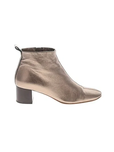 Pre-owned Everlane Ankle Boots In Gold