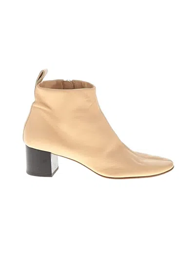 Pre-owned Everlane Ankle Boots In Gold