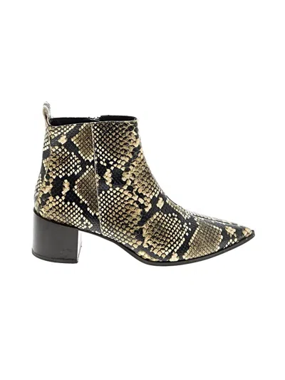 Pre-owned Everlane Ankle Boots In Gold