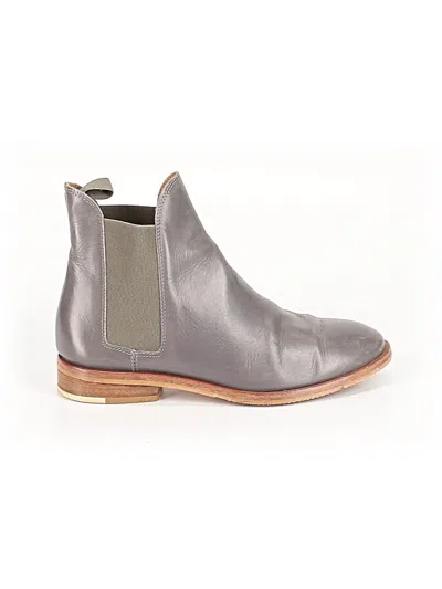 Pre-owned Everlane Ankle Boots In Gray