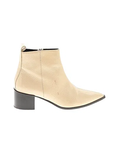 Pre-owned Everlane Ankle Boots In Ivory
