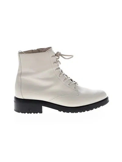 Pre-owned Everlane Ankle Boots In Ivory