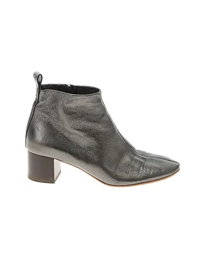 Pre-owned Everlane Ankle Boots In Silver