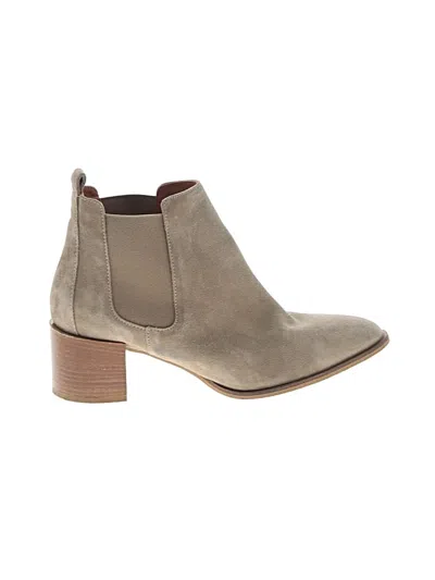 Pre-owned Everlane Ankle Boots In Tan