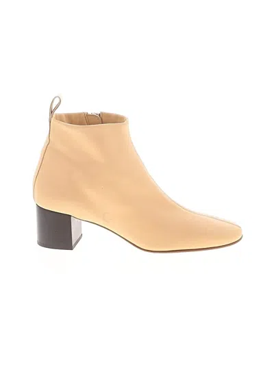 Pre-owned Everlane Ankle Boots In Tan