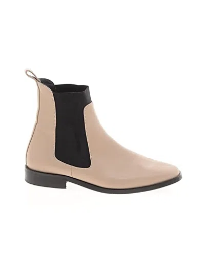 Pre-owned Everlane Ankle Boots In Tan