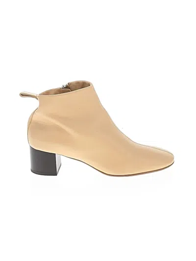 Pre-owned Everlane Ankle Boots In Tan