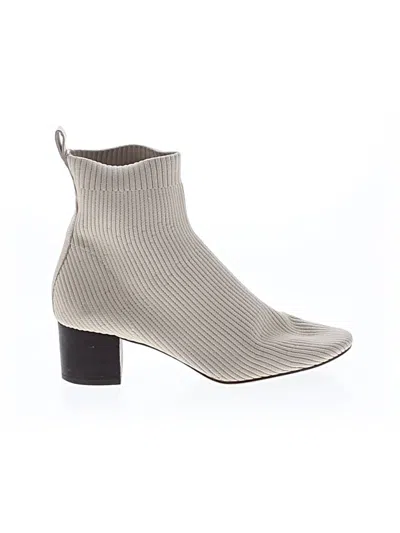 Pre-owned Everlane Ankle Boots In White