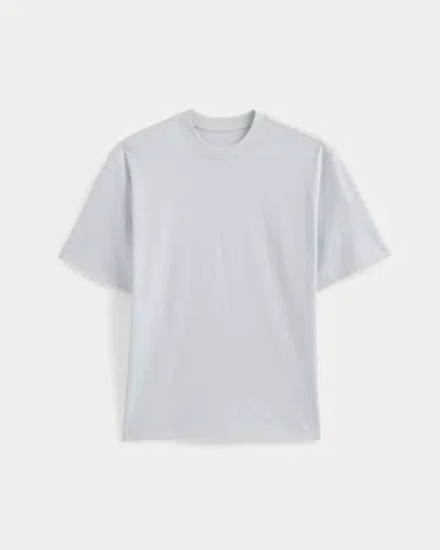 Everlane Archive Relaxed-fit Cotton Crew Tshirt In Skywriting In Blue