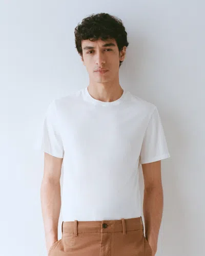 Everlane Archive Standard-fit Cotton Crew Tshirt In White