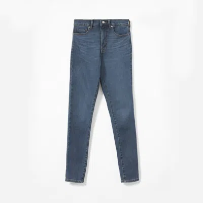 Everlane Authentic Stretch High-rise Skinny Jean | 26.5" Inseam In Mid Blue