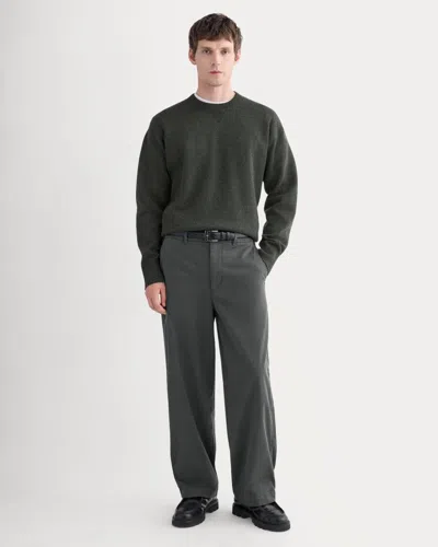 Everlane Baggy Chino Pant | 30l In Washed Black In Green