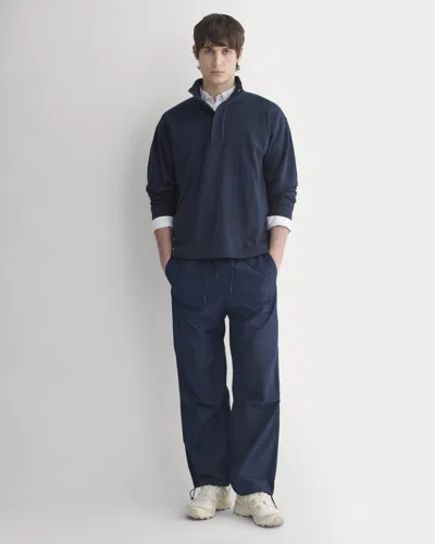 Everlane Baggy Parachute Pant In Deep Navy In Blue