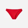 Everlane Bikini Bottom In Bright Red In Red