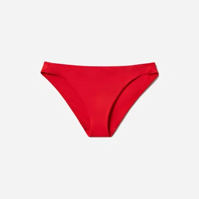 Everlane Bikini Bottom In Bright Red