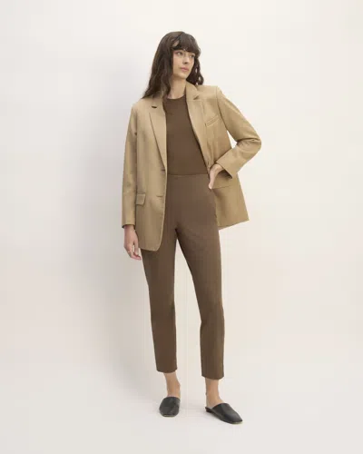 Everlane Bi-stretch Work Pant In Cocoa In Brown