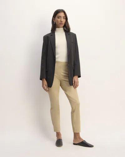 Everlane Bi-stretch Work Pant In Cornstalk In Yellow