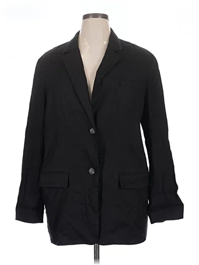 Pre-owned Everlane Blazer Jacket In Black