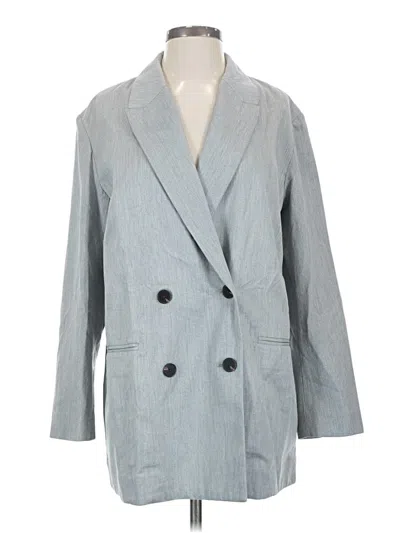 Pre-owned Everlane Blazer Jacket In Gray