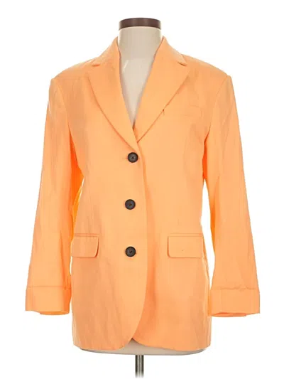 Pre-owned Everlane Blazer Jacket In Orange