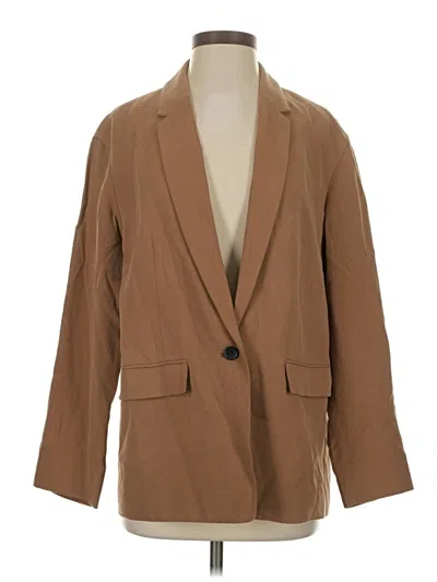Pre-owned Everlane Blazer Jacket In Tan