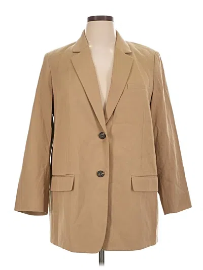 Pre-owned Everlane Blazer Jacket In Tan