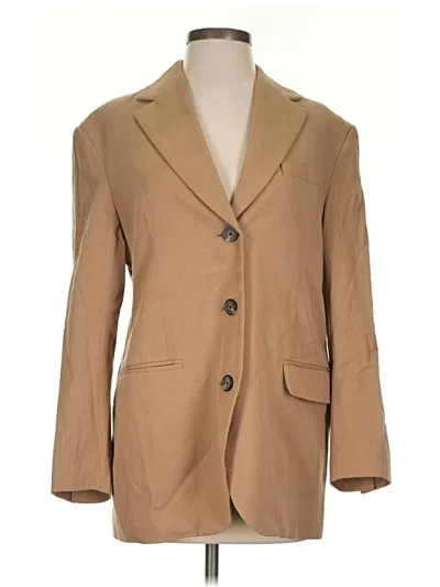 Pre-owned Everlane Blazer Jacket In Tan