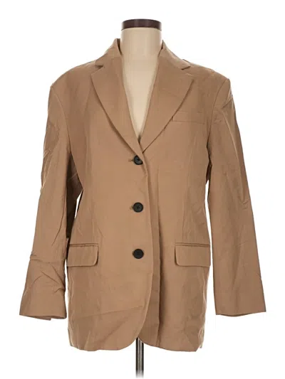 Pre-owned Everlane Blazer Jacket In Tan