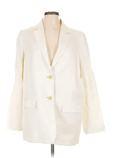 Pre-owned Everlane Blazer Jacket In White