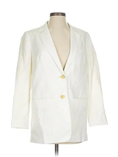 Pre-owned Everlane Blazer Jacket In White
