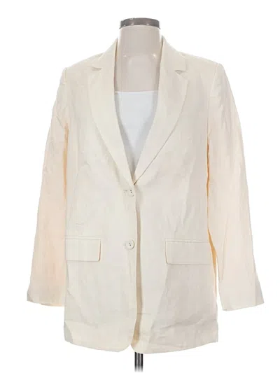 Pre-owned Everlane Blazer Jacket In White