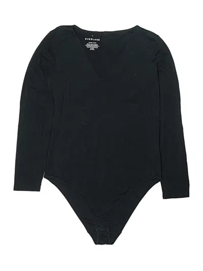 Pre-owned Everlane Bodysuit In Black