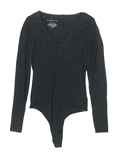 Pre-owned Everlane Bodysuit In Black