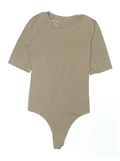 Pre-owned Everlane Bodysuit In Tan