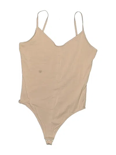 Pre-owned Everlane Bodysuit In Tan