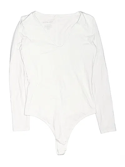 Pre-owned Everlane Bodysuit In White