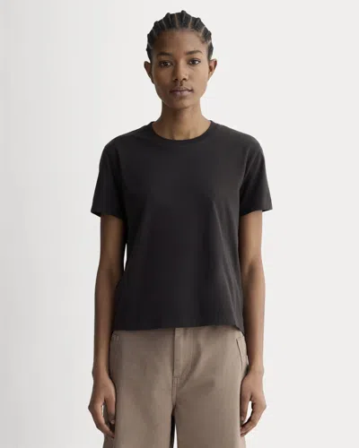 Everlane Box-cut Tshirt In Black