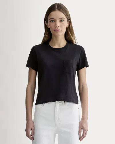 Everlane Box-cut Tshirt In Black