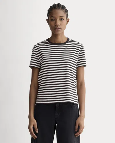 Everlane Box-cut Tshirt In Black