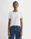 Everlane Box-cut Tshirt In Blue
