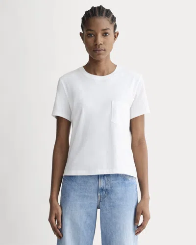 Everlane Box-cut Tshirt In Gold