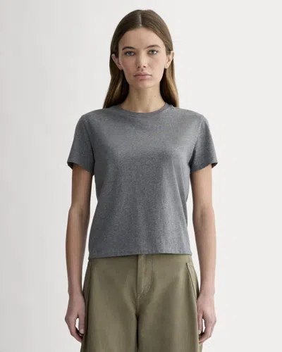 Everlane Box-cut Tshirt In Gray