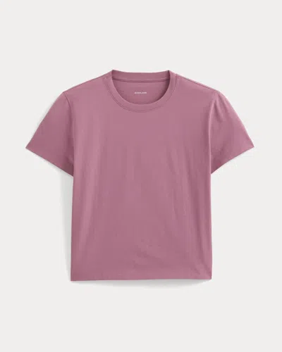 Everlane Box-cut Tshirt In Pink