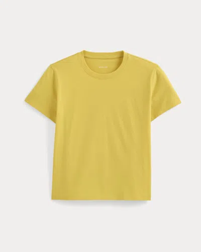 Everlane Box-cut Tshirt In Purple