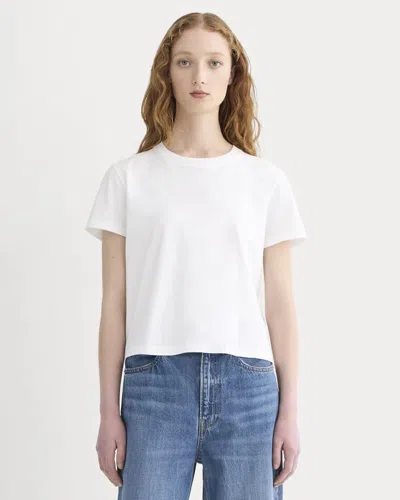 Everlane Box-cut Tshirt In White
