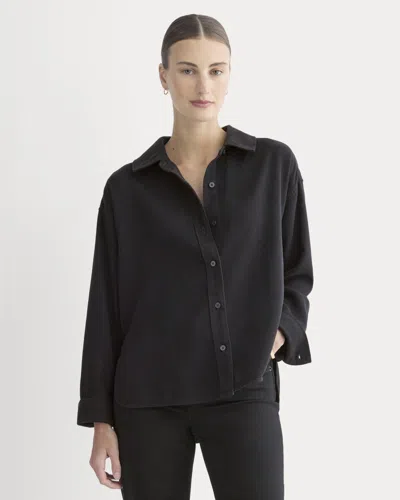 Everlane Boxy Shirt In Blue